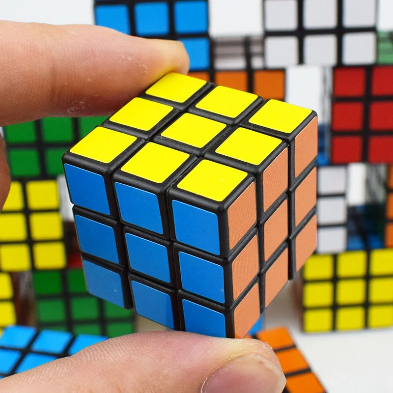 Cubo de velocidade magnética Pro 3x3x3 de cor vibrante competitiva