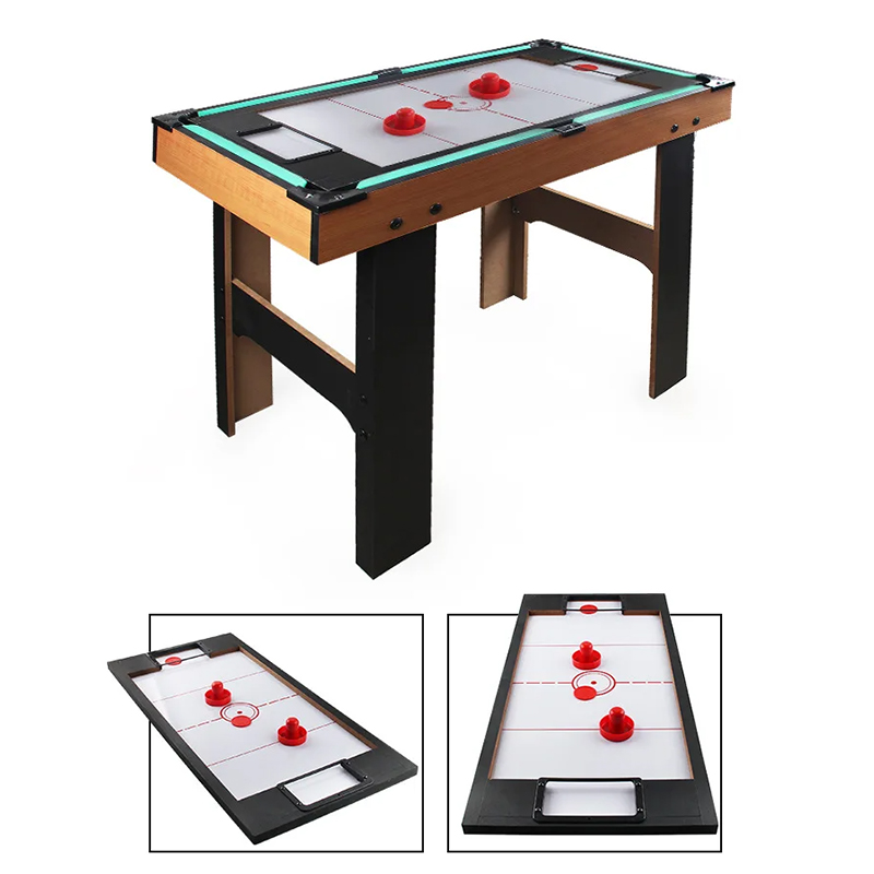 Mesa multijogo 4 em 1 com pebolim, air hockey, tênis de mesa e sinuca