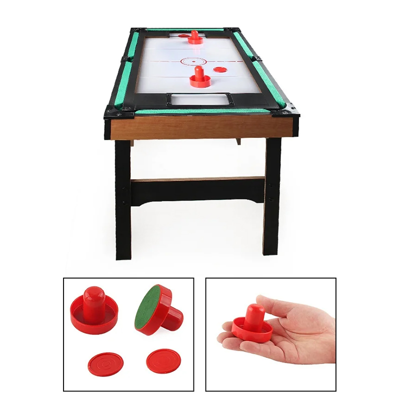 Mesa multijogo 4 em 1 com pebolim, air hockey, tênis de mesa e sinuca