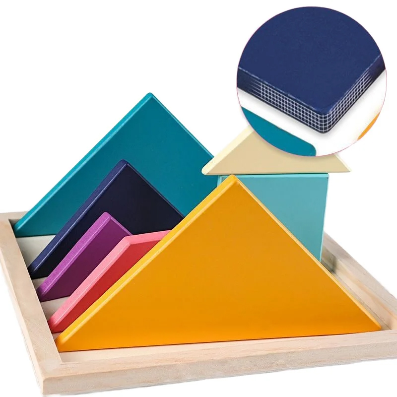 Conjunto Montessori ColorWood Tangram