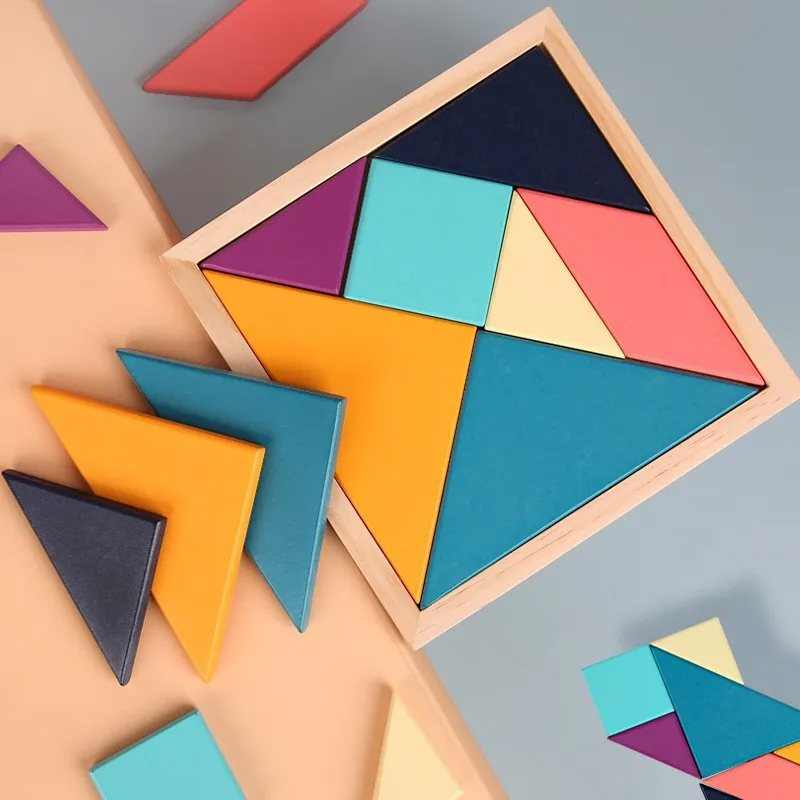 Conjunto Montessori ColorWood Tangram