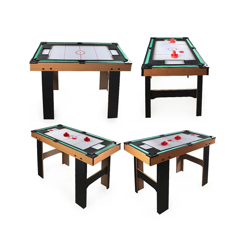Mesa multijogo 4 em 1 com pebolim, air hockey, tênis de mesa e sinuca