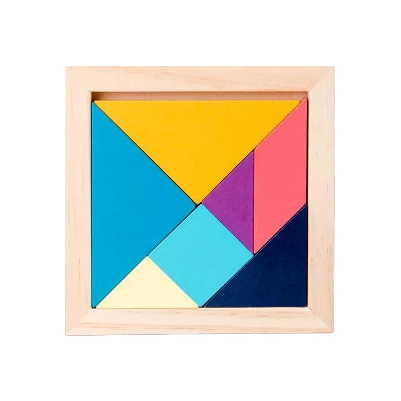 Conjunto Montessori ColorWood Tangram