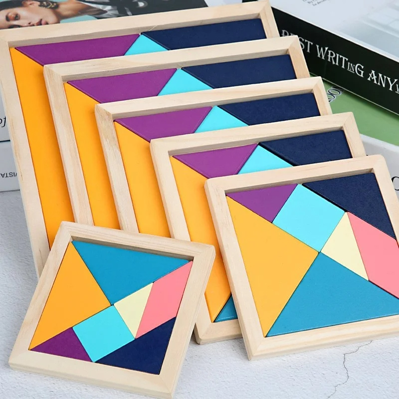 Conjunto Montessori ColorWood Tangram