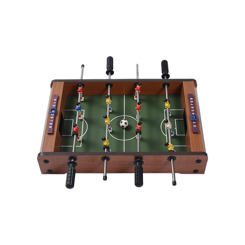 Mini mesa de futebol de madeira