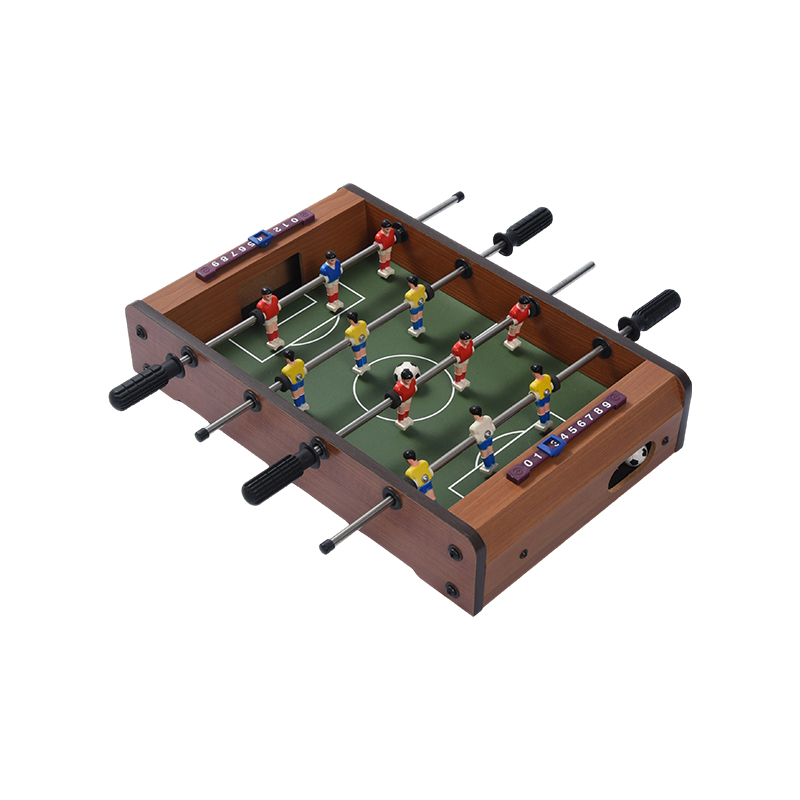 Mini mesa de futebol de madeira