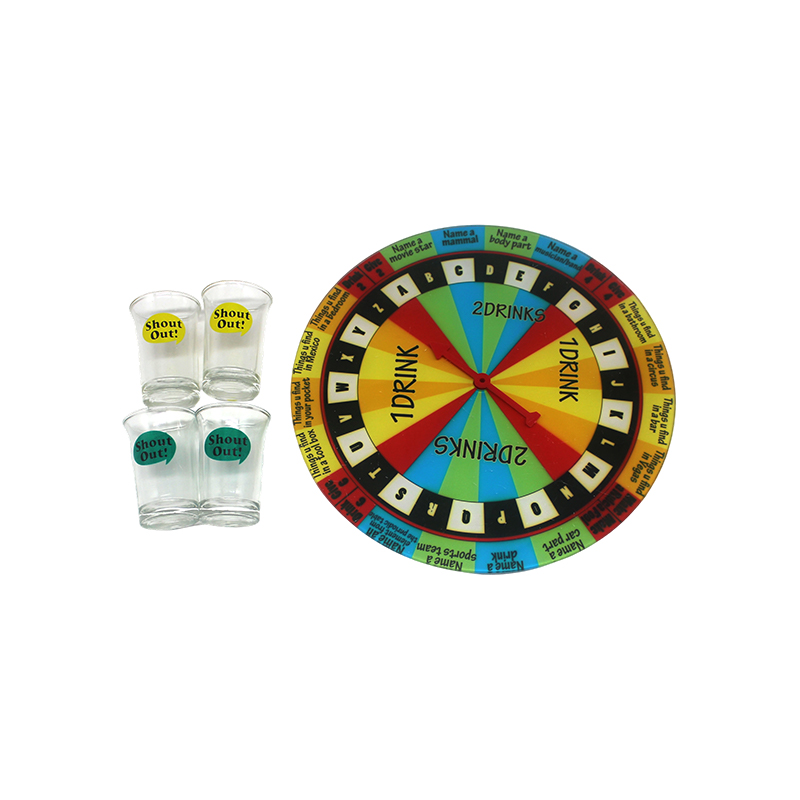 Jogo de roleta de mesa de vinho
