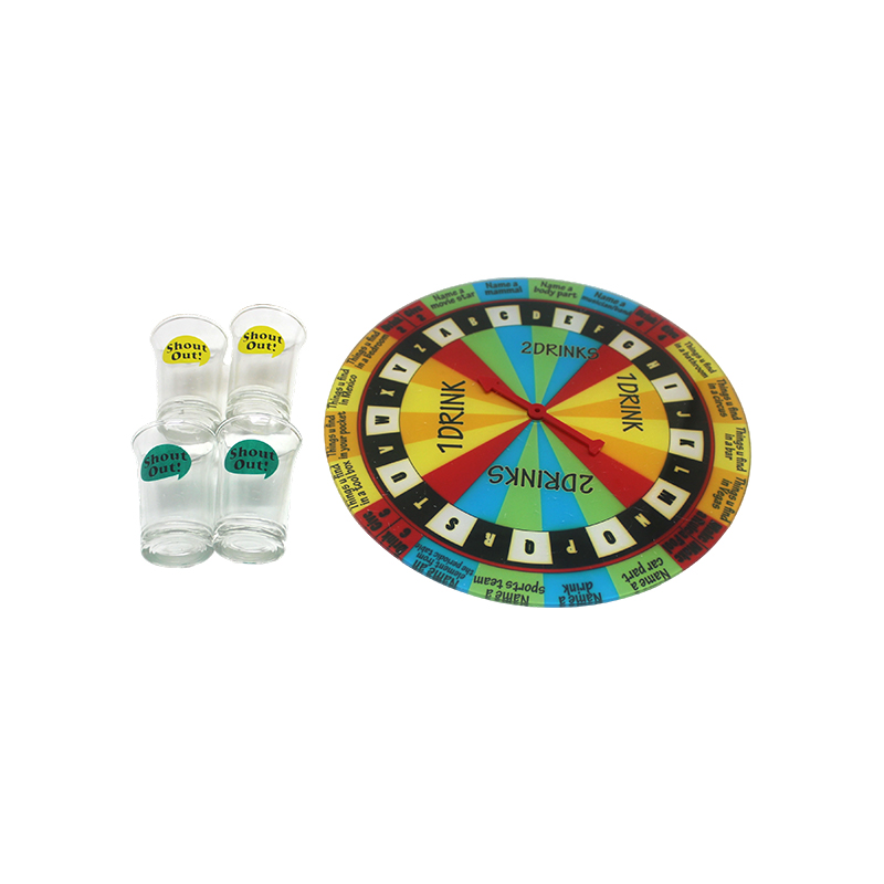 Jogo de roleta de mesa de vinho