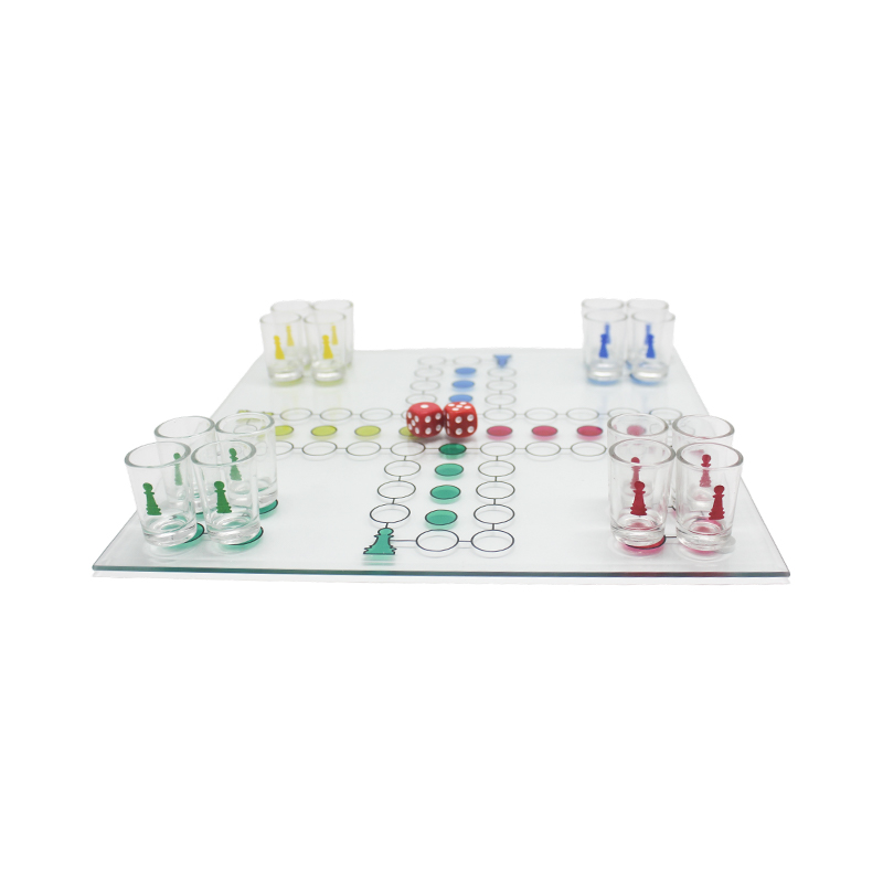 Conjunto de jogos para beber Crystal Ludo