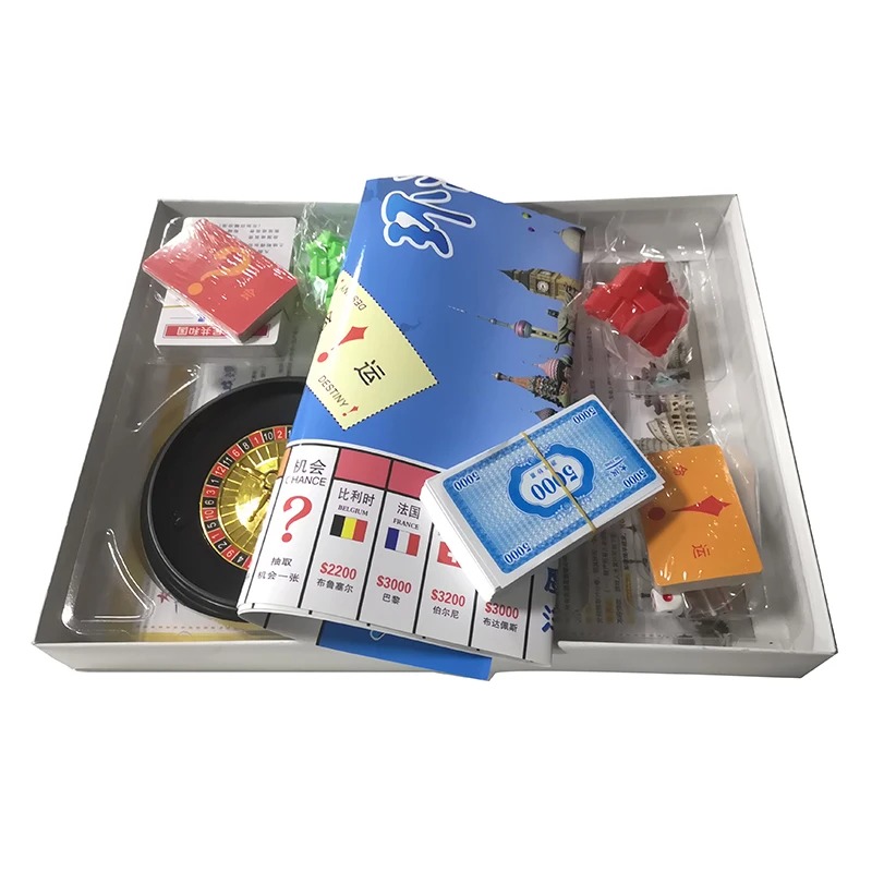 Coleção personalizada de jogos de tabuleiro - Conjunto de jogos familiares com vários temas