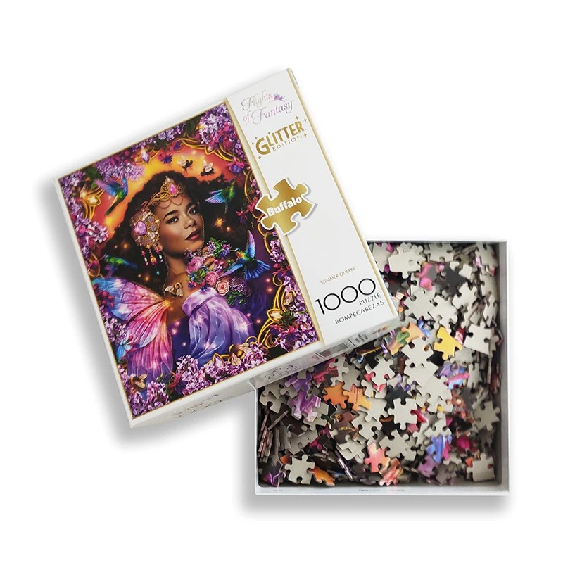 Conjunto de quebra-cabeças multicoloridos - coleção clássica de acessórios para quebra-cabeças