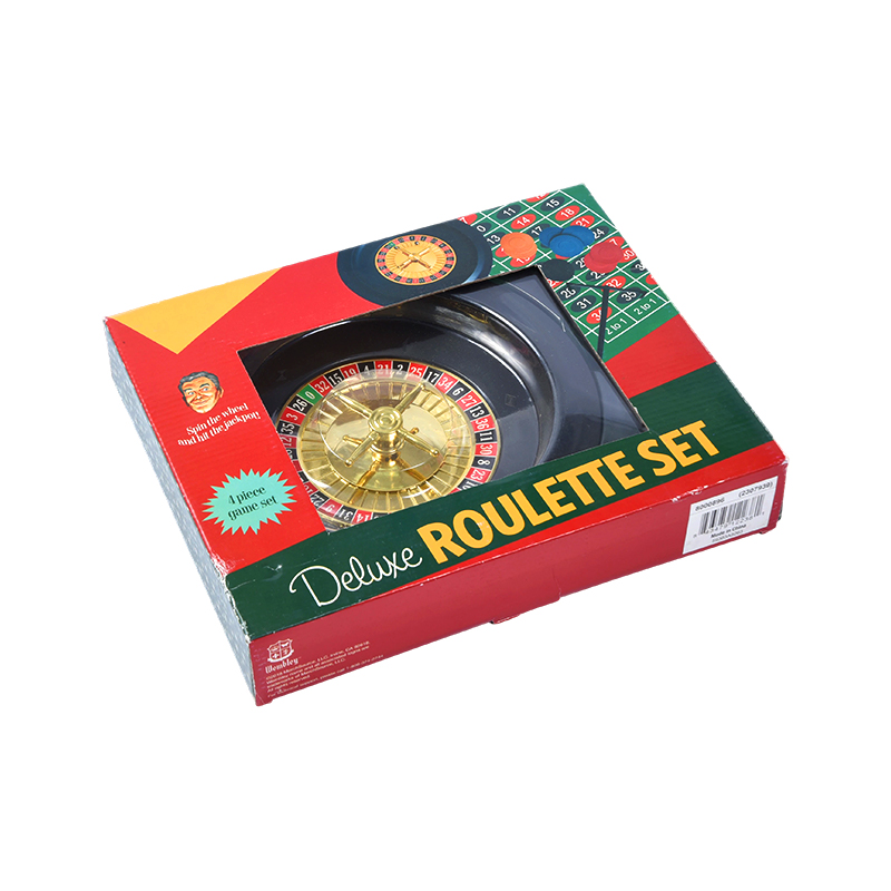 Conjunto de Roleta Deluxe – Jogo de 4 peças em embalagem vibrante