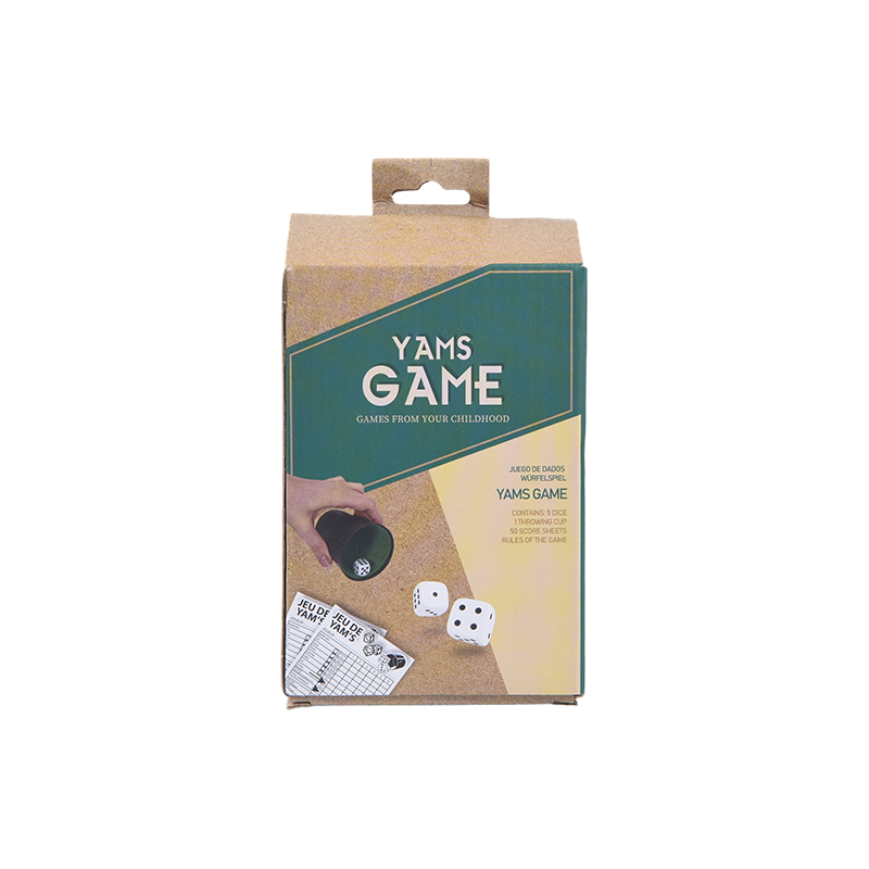 Edição portátil de copo de lançamento - kit de jogo de dados vintage YAMS