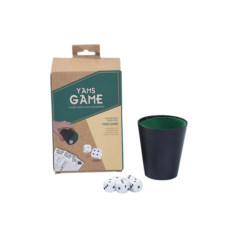 Edição portátil de copo de lançamento - kit de jogo de dados vintage YAMS