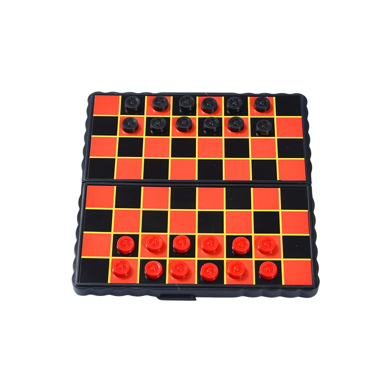 Jogo de damas magnético dobrável Compact Travel Edition