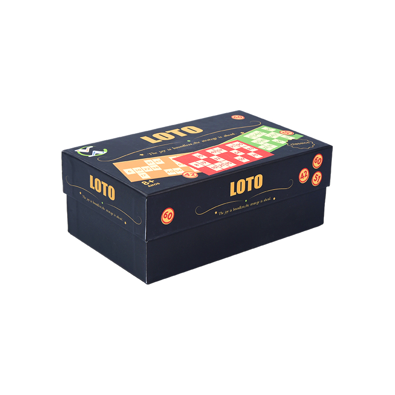Conjunto de jogos LOTO (estilo bingo) – completo com fichas, cartões e caixa de armazenamento