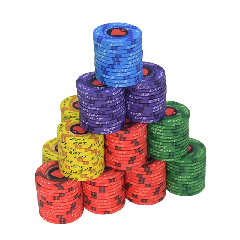 Fichas de Poker de Cerâmica Personalizadas - Qualidade Premium para uma Experiência de Cassino Autêntica