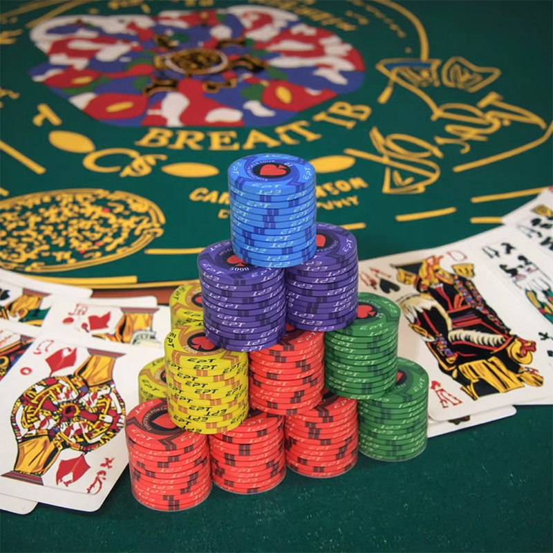 Fichas de Poker de Cerâmica Personalizadas - Qualidade Premium para uma Experiência de Cassino Autêntica