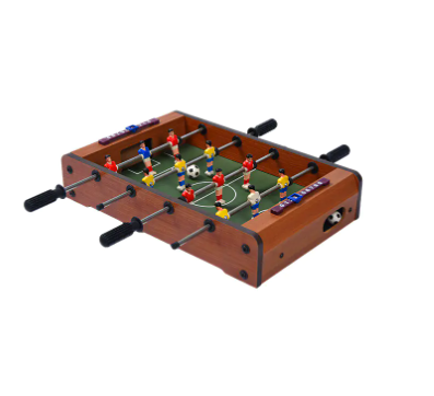 Quais são os benefícios de um minijogo de futebol de mesa de madeira?